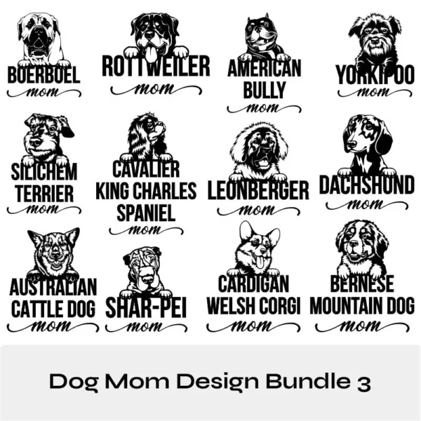 Dog Mom SVG Bundle 3