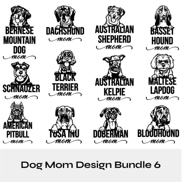 Dog Mom SVG Bundle 6