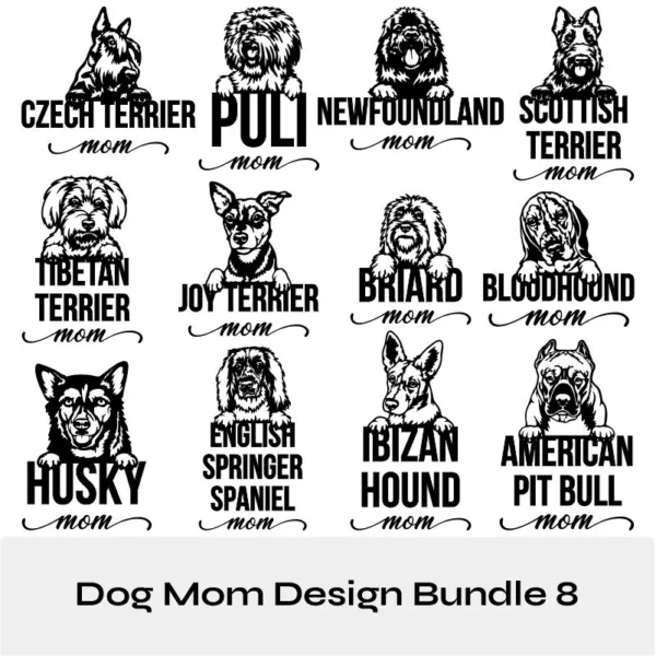 Dog Mom SVG Bundle 8