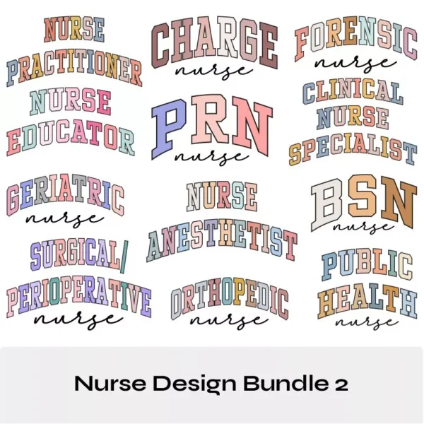 Nurse SVG Design Bundle 2